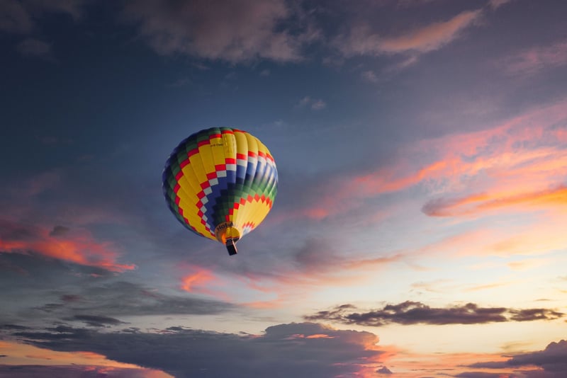 Balloons send-off